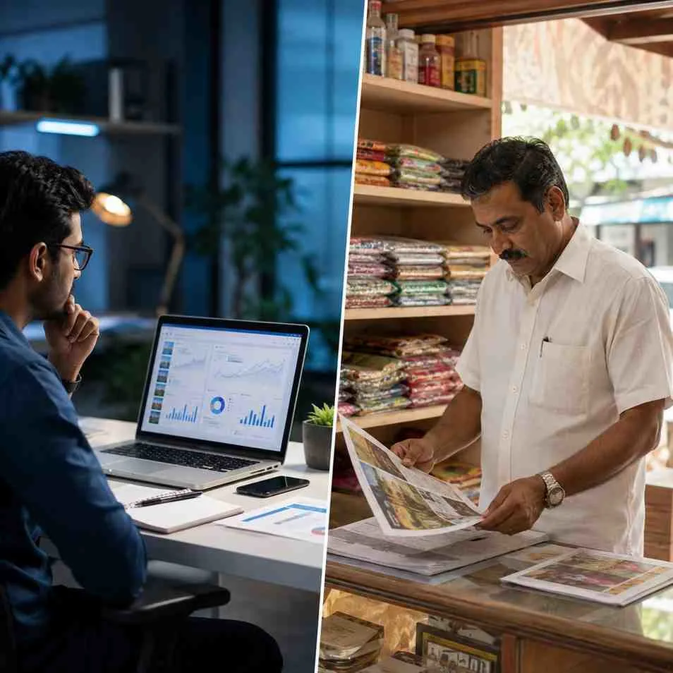 comparison between ai powered digital marketing and traditinol method